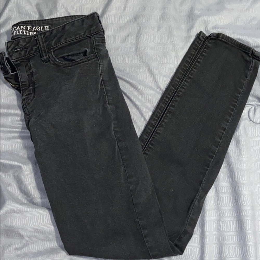 low rise black skinny jeans